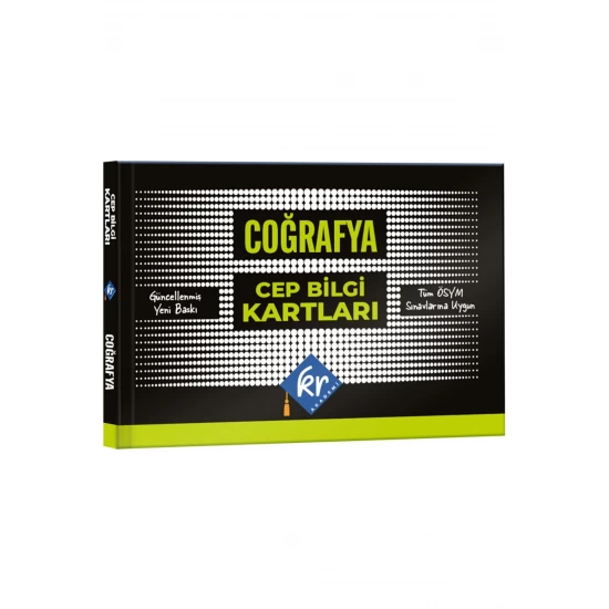 KPSS Coğrafya Cep Bilgi Kartları KR Akademi Yayınları