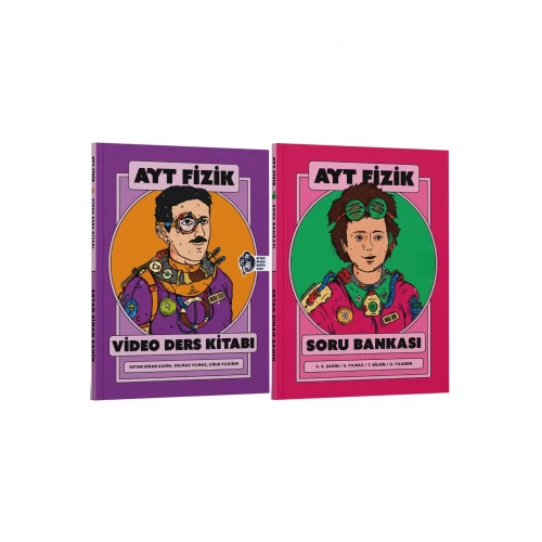 Ertan Sinan Şahin AYT Fizik Video Ders Kitabı ve Soru Bankası Seti KR Akademi Yayınları