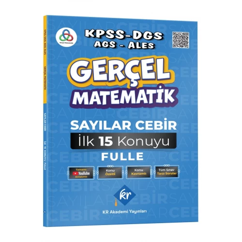 Gerçel Matematik KPSS DGS AGS ALES Sayılar Cebir İlk 15 Konuyu Fulle