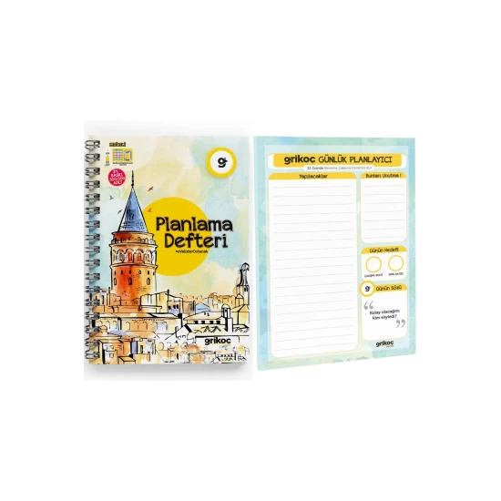 Gri Koç Planlama Defteri & Günlük Planlayıcı Seti Gri Koç Planlama Defteri & Günlük Planlayıcı Seti