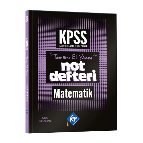 2026 Önlisans - Lise KPSS Matematik Konu Anlatımı Not Defteri KR Akademi Yayınları