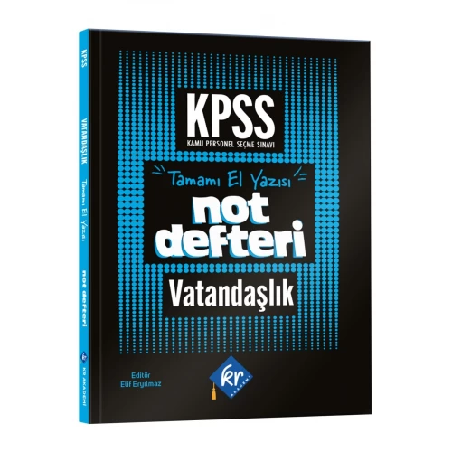 2026 Önlisans - Lise KPSS Vatandaşlık Konu Anlatımlı Not Defteri KR Akademi Yayınları	
