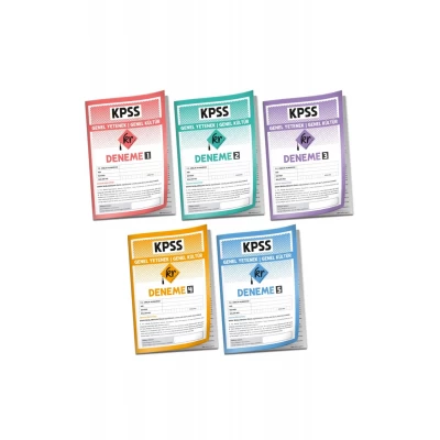 2026 KPSS Lisans Genel Yetenek Genel Kültür 5li Deneme Paketi KR Akademi Yayınları