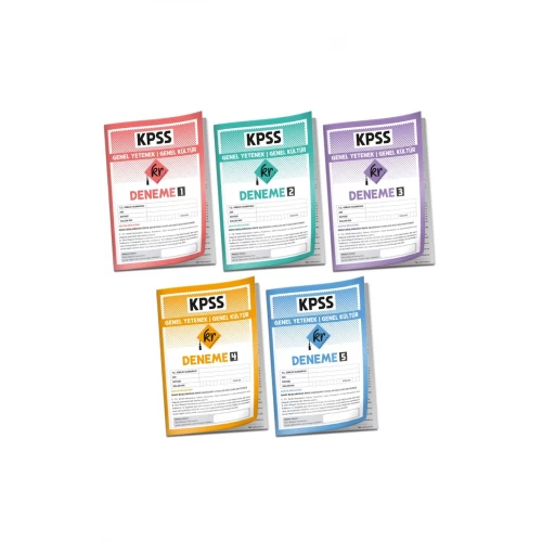 2026 KPSS Lisans Genel Yetenek Genel Kültür 5li Deneme Paketi KR Akademi Yayınları