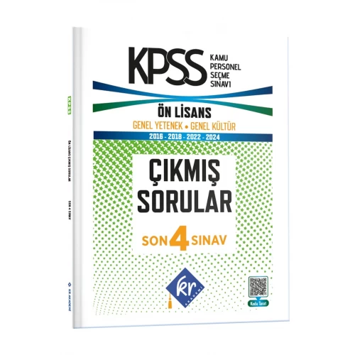 KPSS Genel Yetenek Genel Kültür Ön Lisans Son 4 Sınav Çıkmış Sorular KR Akademi Yayınları KPSS Genel Yetenek Genel Kültür Ön Lisans Son 4 Sınav Çıkmış Sorular KR Akademi Yayınları