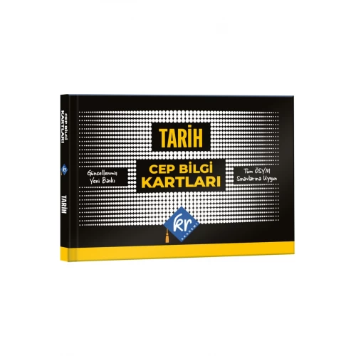 KPSS Tüm Sınavlar İçin Tarih Cep Bilgi Kartları KR Akademi Yayınları KPSS Tüm Sınavlar İçin Tarih Cep Bilgi Kartları KR Akademi Yayınları