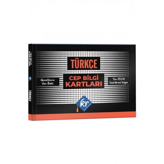 KPSS Tüm Sınavlar İçin KPSS Türkçe Cep Bilgi Kartları KR Akademi Yayınları