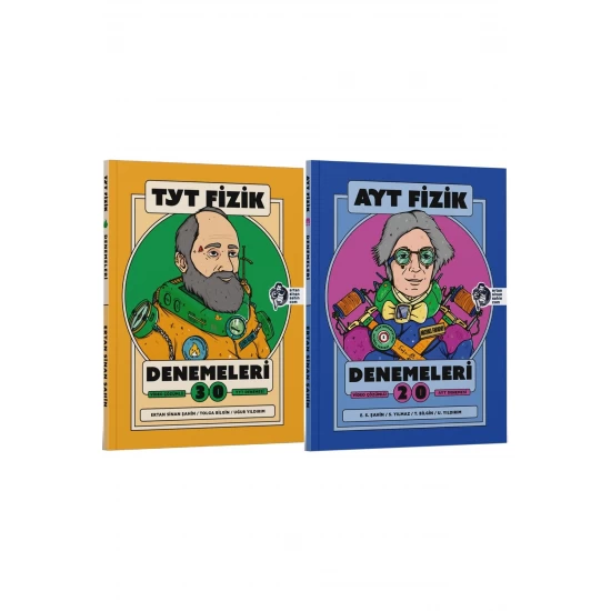 Ertan Sinan Şahin TYT - AYT Fizik Denemeleri Video Çözümlü 50 Deneme Seti KR Akademi Yayınları