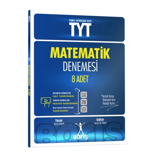 Barış Yayınları TYT Matematik Denemesi 8 Adet