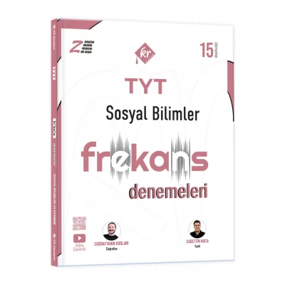 TYT Sosyal Bilimler 15'li Frekans Denemeleri KR Akademi Yayınları