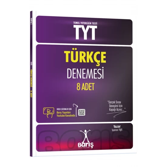 Barış Yayınları TYT Türkçe Denemesi 8 Adet