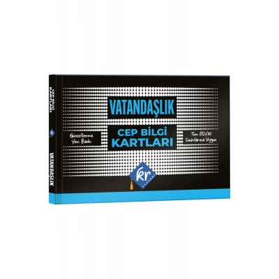 KPSS Tüm Sınavlar İçin Vatandaşlık Cep Bilgi Kartları KR Akademi Yayınları