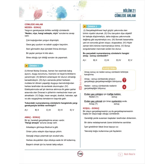 Nazlı Hocam TYT Türkçe Video Ders Kitabı