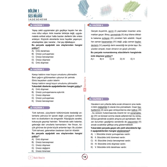 Nazlı Hocam TYT Türkçe Video Ders Kitabı
