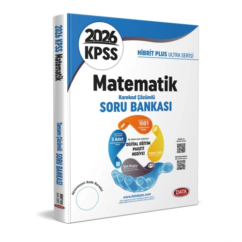 2026 KPSS Hibrit Plus Ultra Serisi Matematik Soru Bankası - Karekod Çözümlü Data Yayınları 2026 KPSS Hibrit Plus Ultra Serisi Matematik Soru Bankası - Karekod Çözümlü Data Yayınları