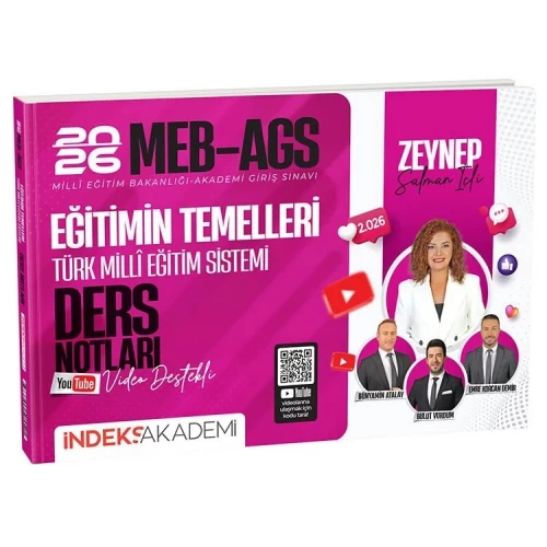 İndeks Akademi 2026 MEB-AGS Eğitimin Temelleri ve Türk Milli Eğitim Sistemi Video Ders Notları