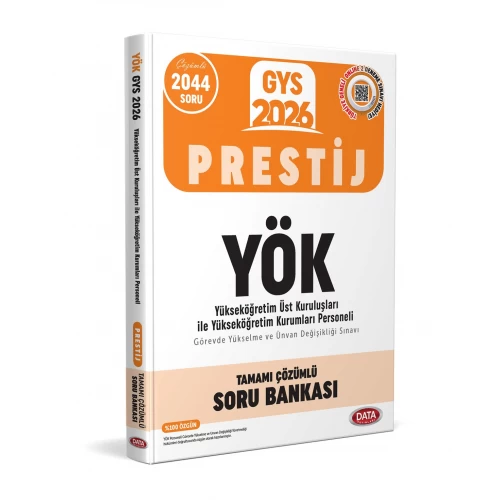 2026 GYS YÖK Üst Kuruluşları ile YÖK Personeli GYS Prestij Soru Bankası Data Yayınları 2026 GYS YÖK Üst Kuruluşları ile YÖK Personeli GYS Prestij Soru Bankası Data Yayınları