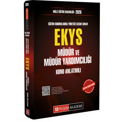 2026 MEB EKYS Müdür ve Yardımcılığı Konu Anlatımlı Pegem Akademi