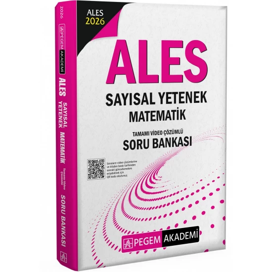 2026 ALES Sayısal Yetenek Matematik Tamamı Video Çözümlü Soru Bankası Pegem Akademi