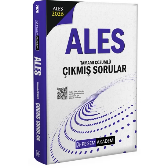 2026 ALES Tamamı Çözümlü Çıkmış Sorular Pegem Akademi