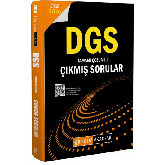 2026 DGS Çıkmış Sorular Tamamı Çözümlü Pegem Akademi