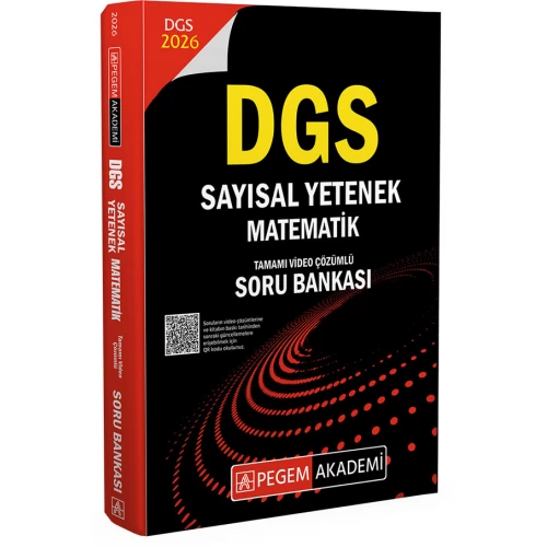 2026 DGS Sayısal Yetenek Matematik Tamamı Video Çözümlü Soru Bankası Pegem Akademi