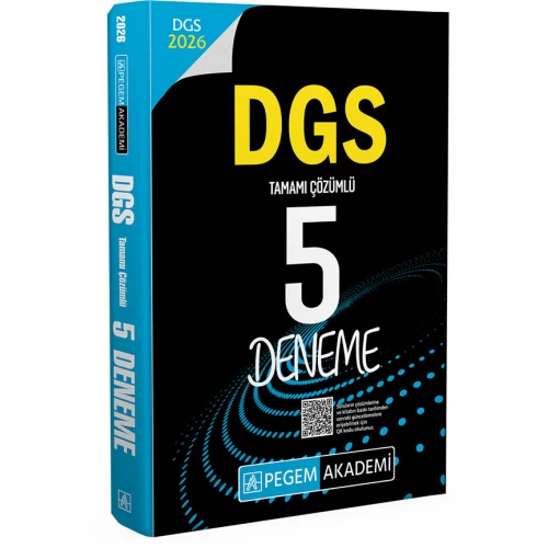2026 DGS Tamamı Çözümlü 5 Deneme Pegem Akademi 2026 DGS Tamamı Çözümlü 5 Deneme Pegem Akademi