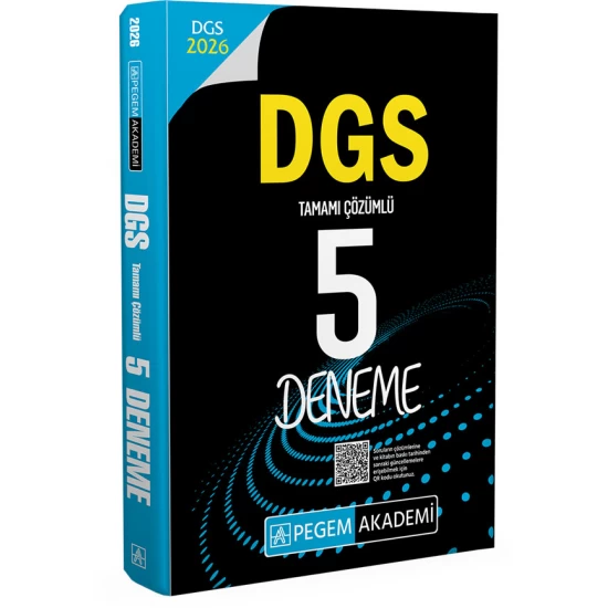 2026 DGS Tamamı Çözümlü 5 Deneme Pegem Akademi