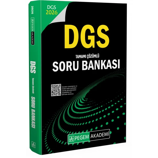2026 DGS Tamamı Çözümlü Soru Bankası Pegem Akademi