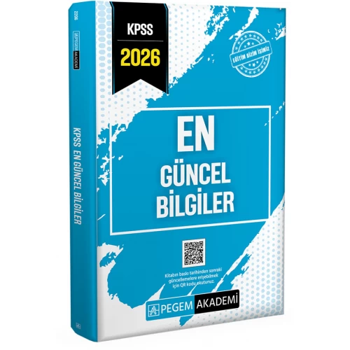 2026 KPSS En Güncel Bilgiler Pegem Akademi