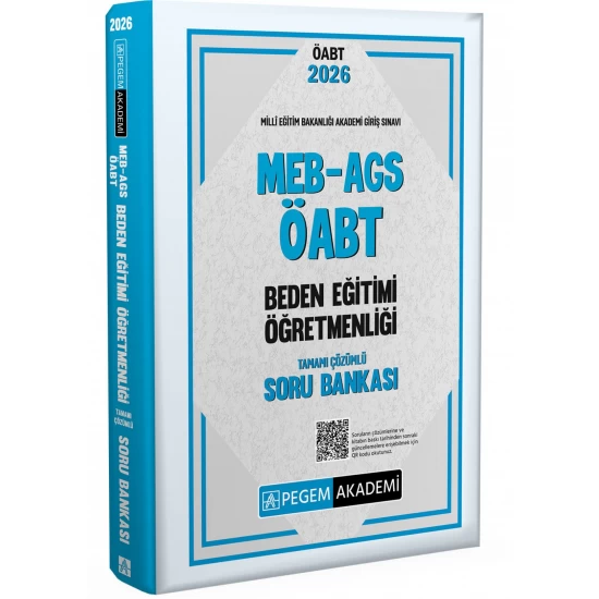 2026 MEB AGS ÖABT Beden Eğitimi Öğretmenliği Tamamı Çözümlü Soru Bankası Pegem AKademi