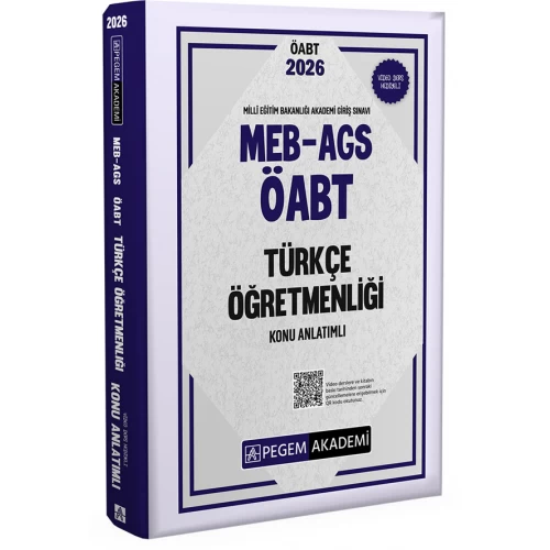 2026 MEB AGS ÖABT Türkçe Öğretmenliği Konu Anlatımlı Pegem Akademi