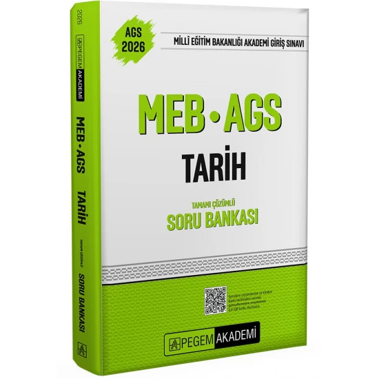 2026 MEB AGS Soru Bankası Tamamı Çözümlü Tarih Pegem Akademi