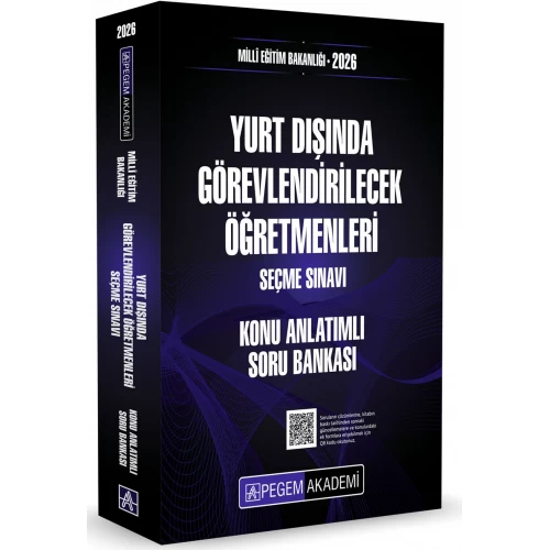 2026 MEB Yurt Dışında Görevlendirilecek Öğretmenleri Seçme Sınavı Konu Anlatımlı Soru Bankası Pegem Akademi