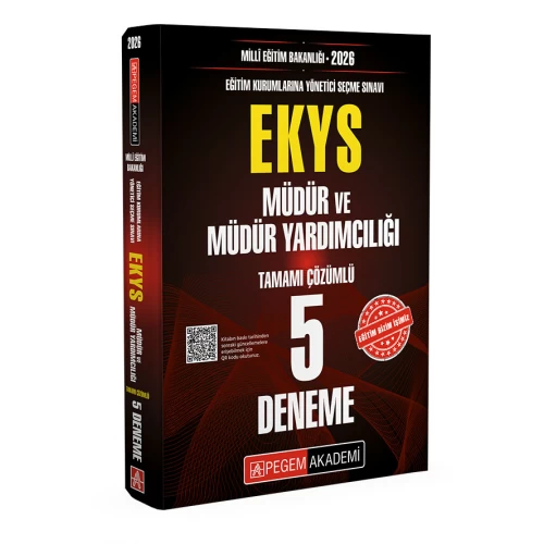 2026 MEB EKYS Müdür ve Yardımcılığı 5 Deneme Pegem Akademi