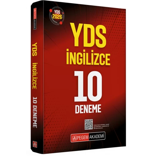 YDS İngilizce 10 Deneme Pegem Akademi