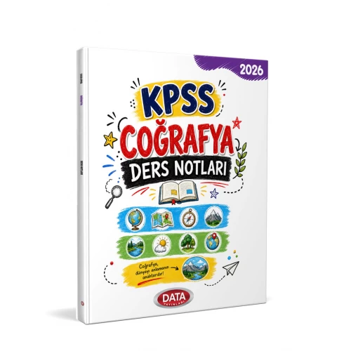 KPSS Coğrafya Ders Notları Data Yayınları KPSS Coğrafya Ders Notları Data Yayınları