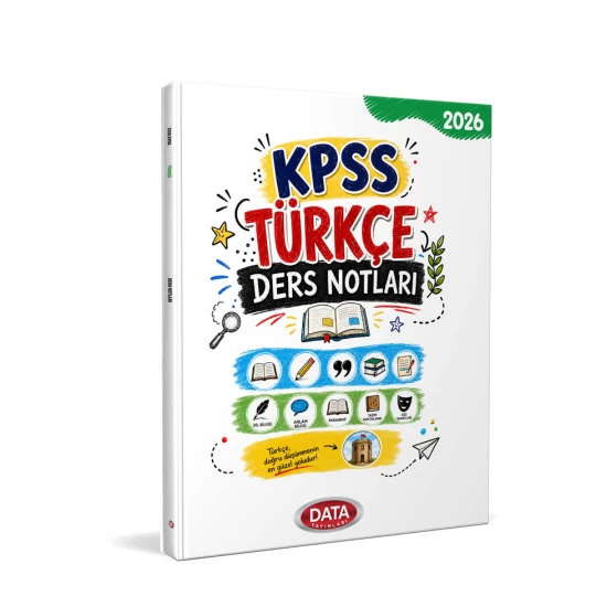 KPSS Türkçe Ders Notları Data Yayınları