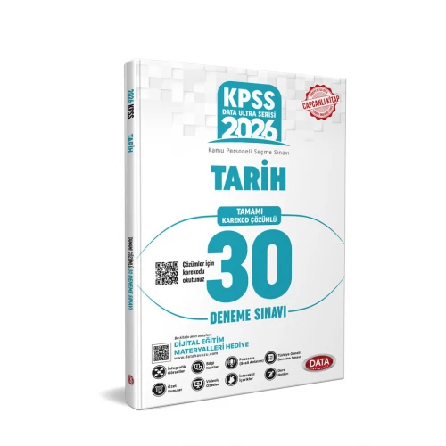 2026 KPSS Ultra Serisi Tarih 30 Deneme Sınavı Data Yayınları 2026 KPSS Ultra Serisi Tarih 30 Deneme Sınavı Data Yayınları