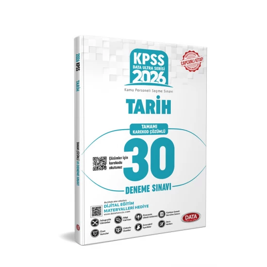 2026 KPSS Ultra Serisi Tarih 30 Deneme Sınavı Data Yayınları