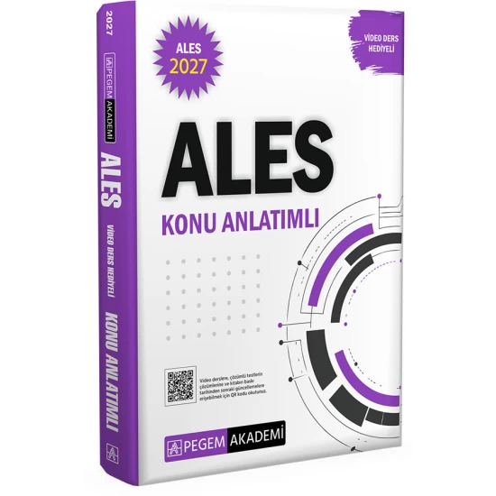2027 ALES Konu Anlatımlı (Video Ders Hediyeli) Pegem Akademi