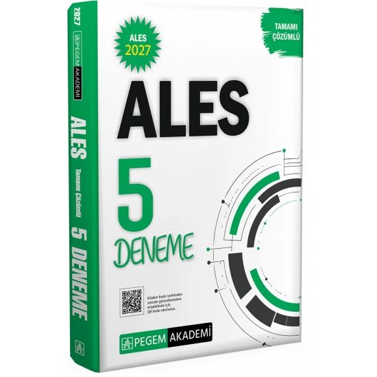 2027 ALES Tamamı Çözümlü 5 Deneme Pegem Akademi 2027 ALES Tamamı Çözümlü 5 Deneme Pegem Akademi