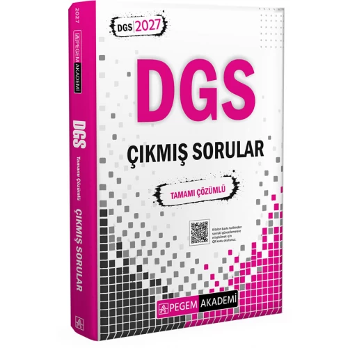 2027 DGS Çıkmış Sorular Tamamı Çözümlü Pegem Akademi 2027 DGS Çıkmış Sorular Tamamı Çözümlü Pegem Akademi