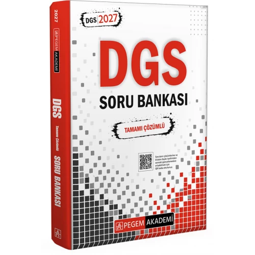 2027 DGS Tamamı Çözümlü Soru Bankası Pegem Akademi 2027 DGS Tamamı Çözümlü Soru Bankası Pegem Akademi