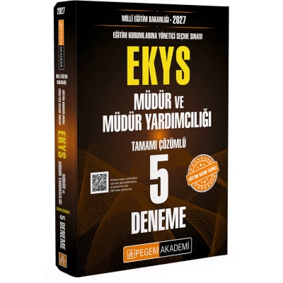 2027 MEB EKYS Müdür ve Yardımcılığı 5 Deneme Pegem Akademi 2027 MEB EKYS Müdür ve Yardımcılığı 5 Deneme Pegem Akademi