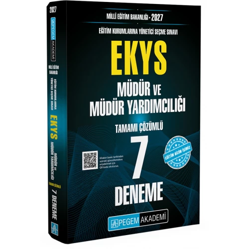 2027 MEB EKYS Müdür ve Yardımcılığı 7 Deneme Pegem Akademi 2027 MEB EKYS Müdür ve Yardımcılığı 7 Deneme Pegem Akademi