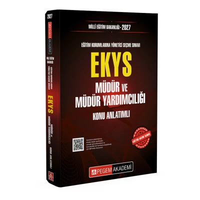 2027 MEB EKYS Müdür ve Yardımcılığı Konu Anlatımlı Pegem Akademi 2027 MEB EKYS Müdür ve Yardımcılığı Konu Anlatımlı Pegem Akademi
