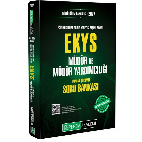 2027 MEB EKYS Müdür ve Yardımcılığı Soru Bankası Pegem Akademi 2027 MEB EKYS Müdür ve Yardımcılığı Soru Bankası Pegem Akademi