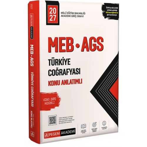 2027 MEB AGS Konu Anlatımlı Türkiye Coğrafyası Pegem Akademi 2027 MEB AGS Konu Anlatımlı Türkiye Coğrafyası Pegem Akademi