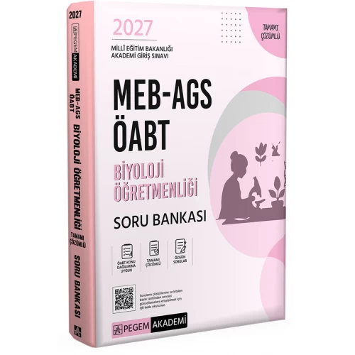 2027 MEB AGS ÖABT Biyoloji Öğretmenliği Tamamı Çözümlü Soru Bankası Pegem Akademi 2027 MEB AGS ÖABT Biyoloji Öğretmenliği Tamamı Çözümlü Soru Bankası Pegem Akademi